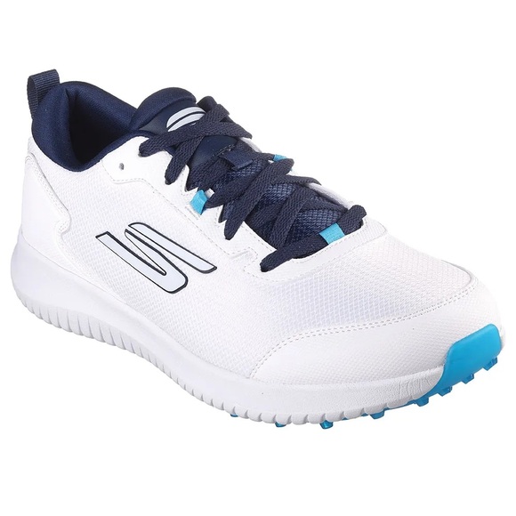 NEW Skechers Go Golf Max Fairway 4 Spikeless White Blue Golf Shoes NIB - Picture 1 of 11